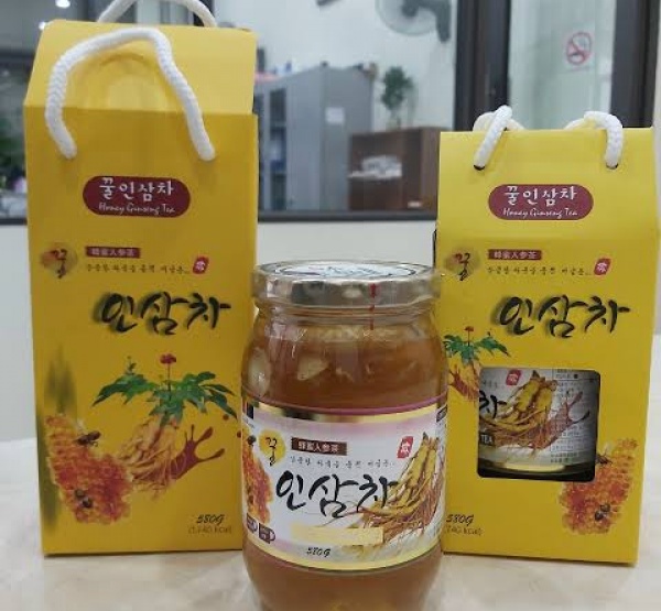 Mứt Sâm Mật Ong Hàn Quốc Hũ 580g Chính Hãng